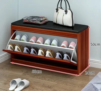 Door Change Shoe Stool Soft Bag Cushion Home Shoe Cabinet Seat Stool