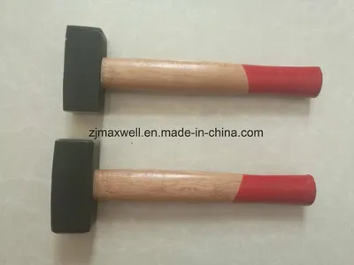 German Type Stoning Hammer with Wood Handle