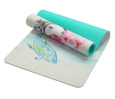 New Design TPE Suede Microfiber Wear-Resisting Organic Yoga Mat