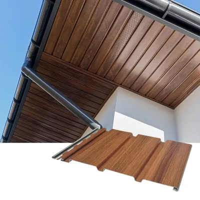 High Quality PVC Soffit Panel Vented Design UV Resistant Weather Resistant Outdoor Soffit Panel