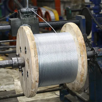 Galvanized Steel Wire Strand 1/8'' 1X7-3.18mm Zinc Coated Steel Wire Strand