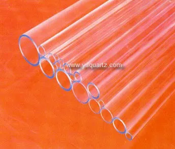 Translucent Quartz Tube/Satin Domed Quartz Glass Tube