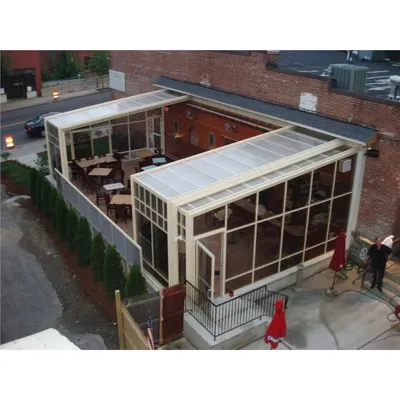 Customized Insulated Comfortable Aluminum Sunroom for Daily Leisure Use