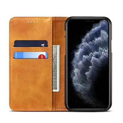 Hot Sales Classic Leather Coverage Mobile Phone Case Promotion Kickstand Case