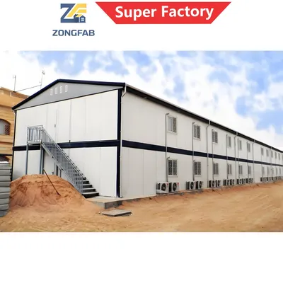 Soundproof Well Insulated Insulation Construction Site Project Camp Detachable Assembly Prefab Prefabricated Container Building Housing
