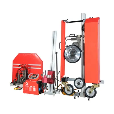 Powerful High Frequency Wire Saw Cutting Machine for Fragment Stone Roadway Processing