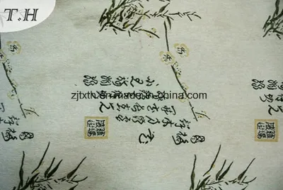 Elegant Landscape Design of Jacquard Fabric