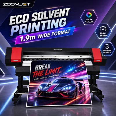 Factory Price 1.3m Large Format Eco Solvent Printer for Vinyl Banner Canvas