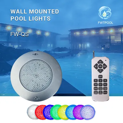 Wholesale IP68 Small Embedded LED Underwater Light Stainless Steel + PC LED Swimming Pool Light
