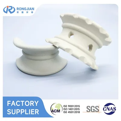Ceramic Randon Packing Ceramic Intalox Super Saddle Ring in Dehydration Tower