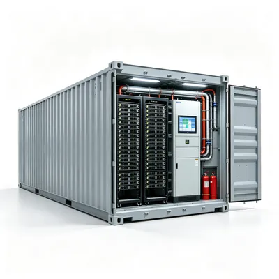 20hq Prefab Power Station Modular Lithium Solar Energy Storage Battery System Container