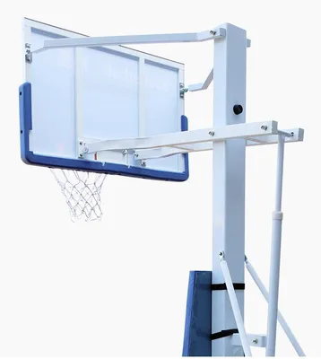 Commercial Movable Playground Basketball Stand Rim Height Adjusts