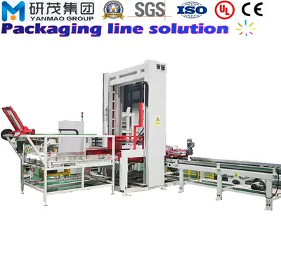 Automatic Gantry Type Low Level Side Push Layer Palletizer Stacker for Wet Tissue Paper
