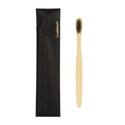 Wholesale 100% Biodegradable Natural Bamboo Handle Toothbrush Hotel Bamboo Tooth Brush