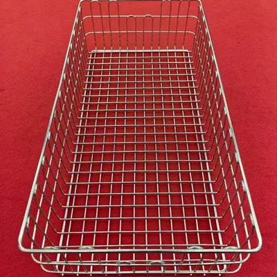 Multipurpose Stainless Steel Wire Mesh Basket for Hospital and Home