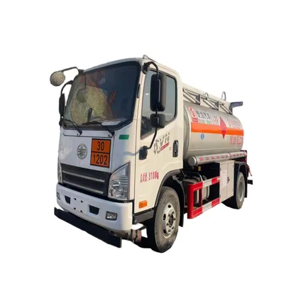 FAW 6, 000L Fuel Tanker Truck Carbon Steel Oil Truck