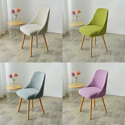 Elastic Spandex Universal Anti-Cat Scratch Stool Protection Home Dining Chair Cover