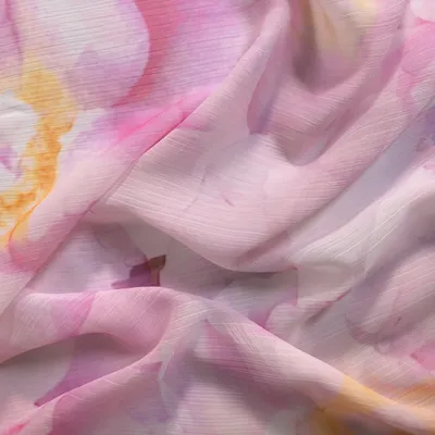 Floral Pattern Polyester Fabric for Blanket Garment Cloth