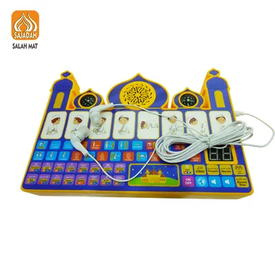 Electronic Muslim Prayer Kit with 7 Languages Shantou Sajadah Educational Prayer Learning Machine for Kids