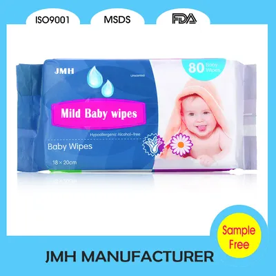Alcohol Free Wet Wipe for Baby Care Soft Nonwoven Fabric (BW008)