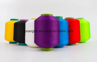 Scy Polyester Textured Yarn Creora Texlon Spandex Covered Polyester Yarn