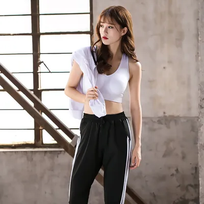Fitness Suit Fashion Women Breathable Fabric Yoga Pants Sportwear Fitness Wear