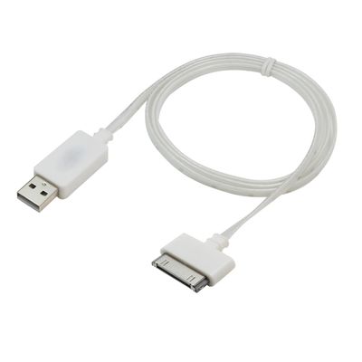 Light USB Data Cable for iPhone/iPad/iPod with 30pin Dock Connector (FLS-8171)
