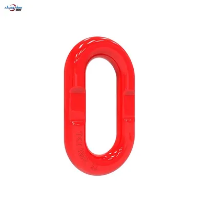 Rust-Resistant G80 European Forged High-Strength Alloy Steel Chain Connector with Powder Coating
