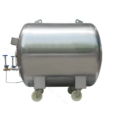 Ydz Customized Horizontal Liquid Nitrogen Container Pressurized Liquid Nitrogen Gas Cylinder