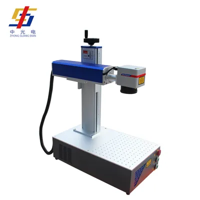 Raycus 20W Metal and Plastic Fiber Laser Printer with Rotary Function Manufacturer