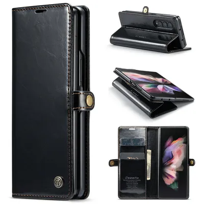New Design 2022 Caseme for Z Fold 3 Case Smart Phone Kickstand Sublimation Leather for Z Fold 4 3 2 Wallet Case