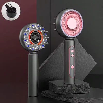 USB Ionic Electric Hair Brushes Convenient Portable Cordless Home Scalp Massager 1 Piece Plastic Hair Care Tool