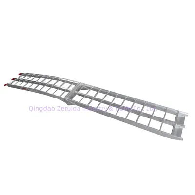 680kgs Capacity Aluminum Fold-Able Truck Ramp Suitable for Motorcycle Dirt Bike Trailer Solid Stick Aluminum Folding Loading Ramp