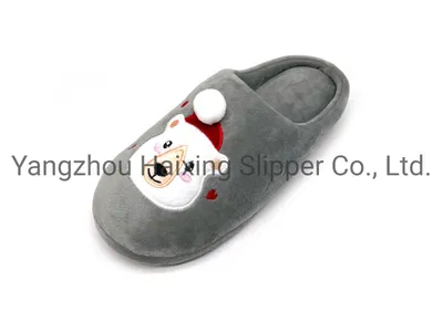 with Emboriery Cartoon Animal Soft Indoor Cheap Slipper