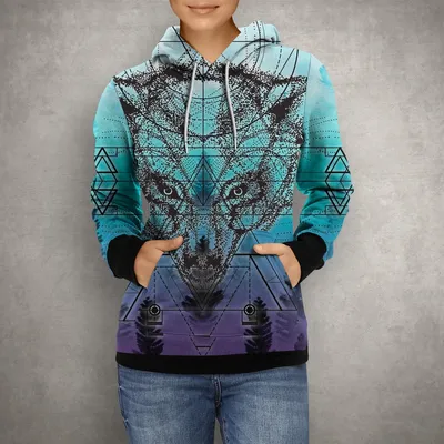 Zohra Customized 3D Printing Fashion Style Pullover Leisure Hoodie