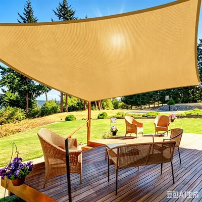 Durable UV Protection Fabric with Stainless Steel D-Rings
