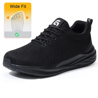 Certificated Wide Fit Men Women Footware Work Safety Shoes