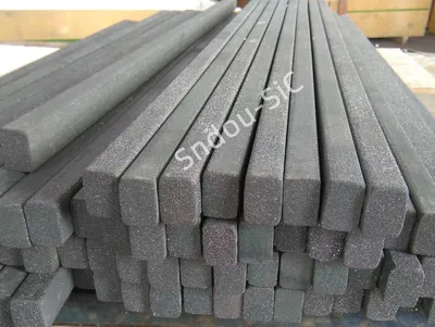 1650c Sic Solid Beam Bar by Recrystallized Silicon Carbide Ceramics
