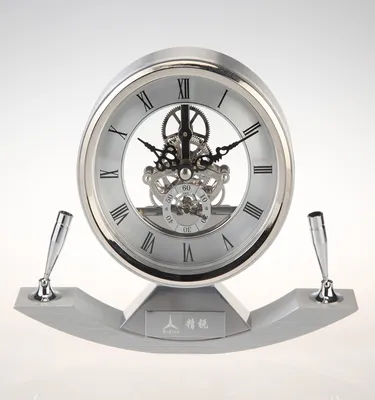 New Disign Table Clock Promotional Gift with Pen Holder K3037