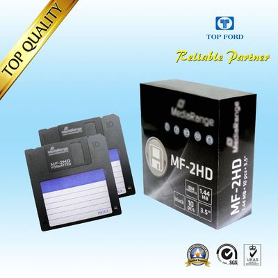 1.44MB OEM Logo Black Floppy Disk Mfd with 10PCS Giftbox Package