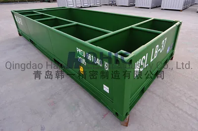 20FT Half Height Customized Steel Structure Bin Container