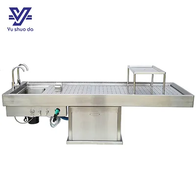 High Quality Rustproof Stainless Mortuary Equipment Dissecting Table