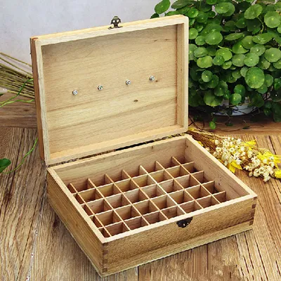 Wooden Box Packing for Tiny Things/Wooden Essential Oil Box