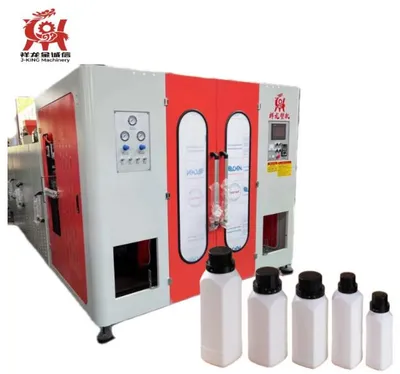 10L Double Station Fully Automatic Extrusion Died Head Jar Blow Molding Machine