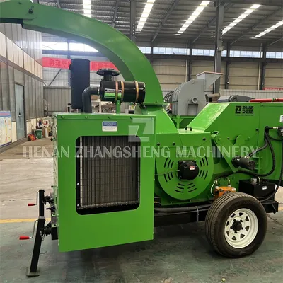 CE Approved Diesel Engine Forst Wood Chipper for Sale