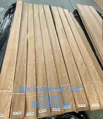 Fashionable Black Walnuts Engineered Veneer. Furniture Reconstituted Engineered Wood Veneer High End Natural Sliced Wood Veneer