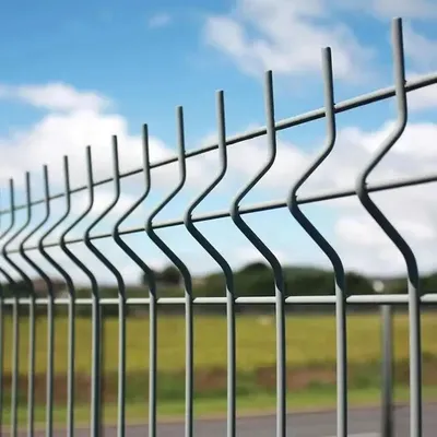 Factory Supply 3D Welded Wire Fence Powder Coated V Bending 3D Fence Panel for Outdoor Perimeter Protection