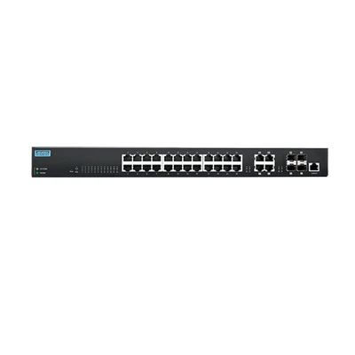 Advantech Eki 2428g 4ci 19 Inch Rackmount 24ge+4ge Combo Port Unmanaged Industrial Network Ethernet Switch