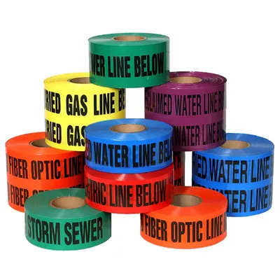 High-Visibility PE PVC Danger Security Tapes Hazard Caution Warning Tape