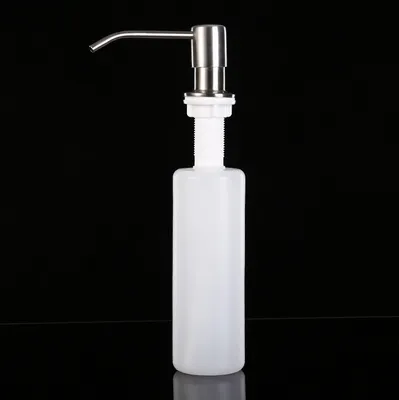 300ml SS304 Kitchen Sink Soap Dispenser Detergent Presser Household